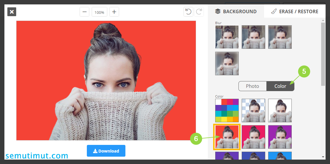 Cara Menghilangkan Background Foto Online Tanpa Aplikasi Semutimut