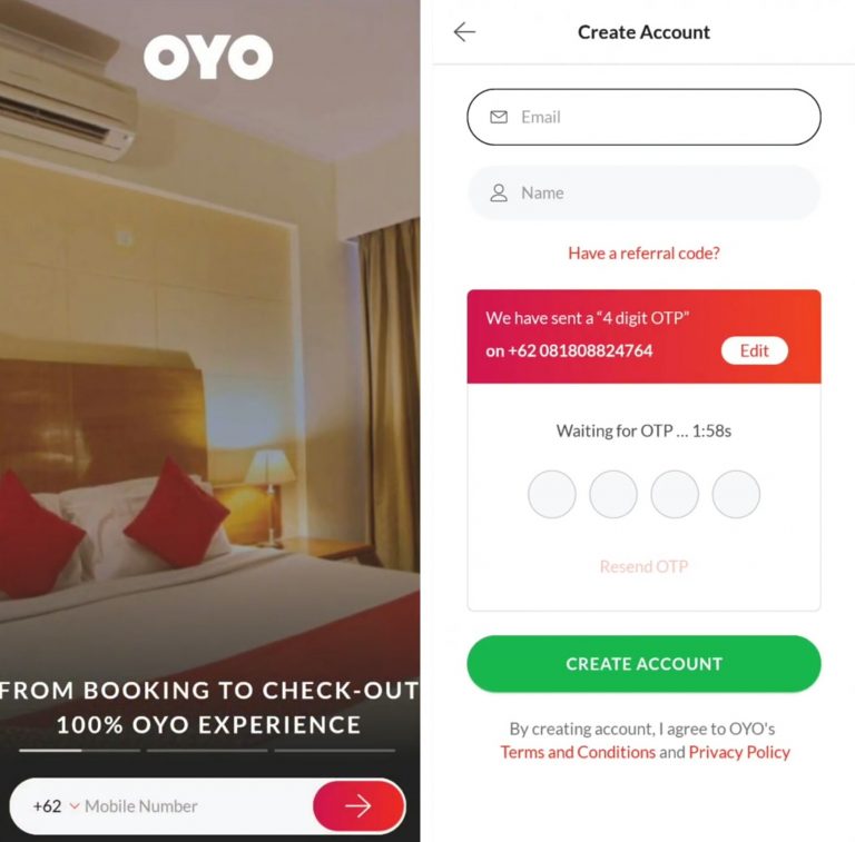 Cara Pesan Hotel di Aplikasi OYO Smartphone Android - Mempermudah.ID