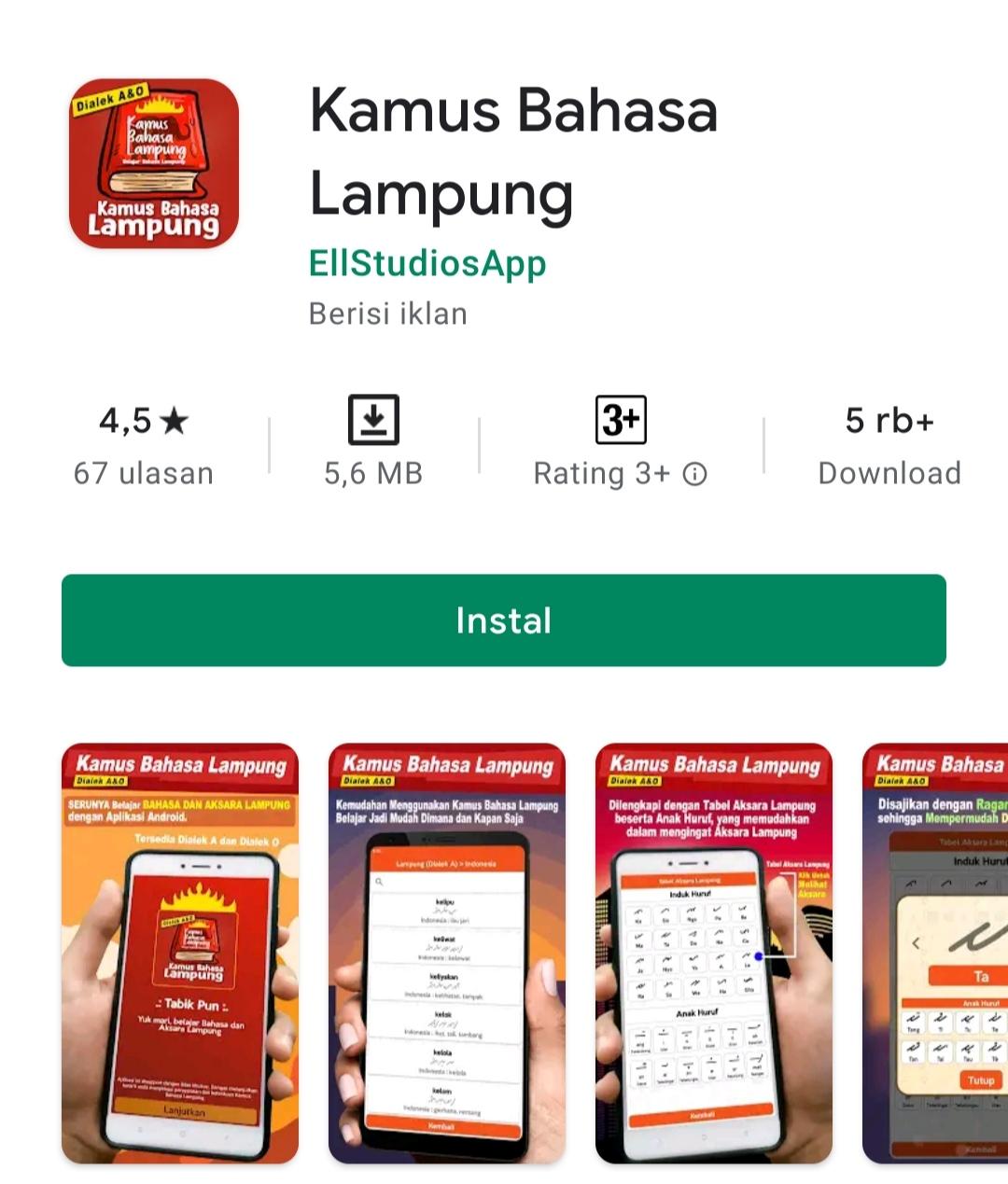 Rekomendasi Aplikasi Translate Bahasa Lampung Terbaik