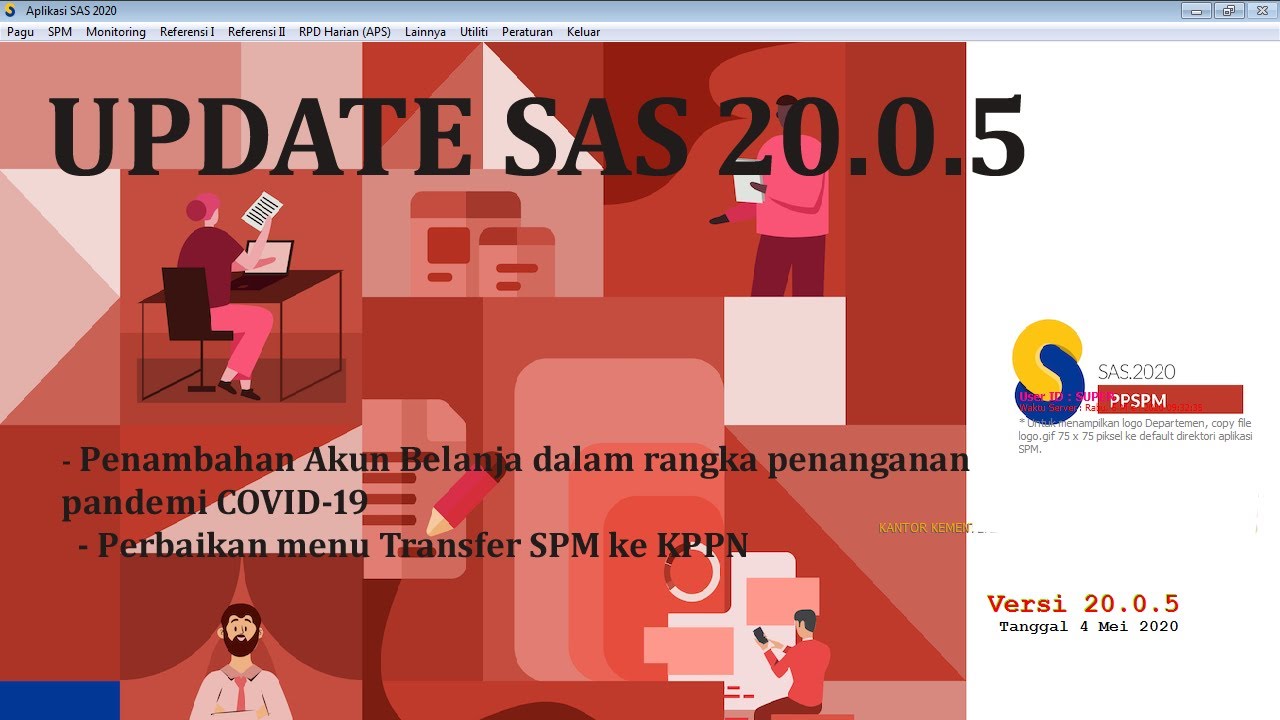 Update Aplikasi SAS 20.0 5 tanggal 4 Mei 2020 - YouTube