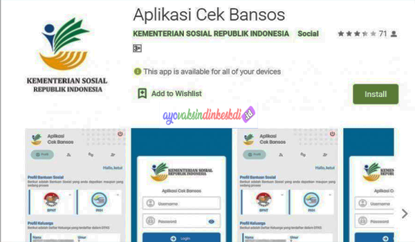 Aplikasi Cek Bansos PKH, Prakerja, BSU, BLT Kemensos 2023