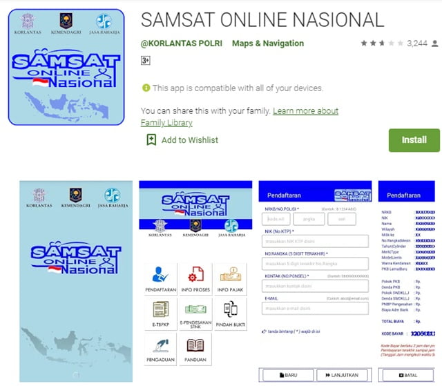 √ Cara Bayar Pajak Kendaraan Dengan Aplikasi Samsat Online April 2020