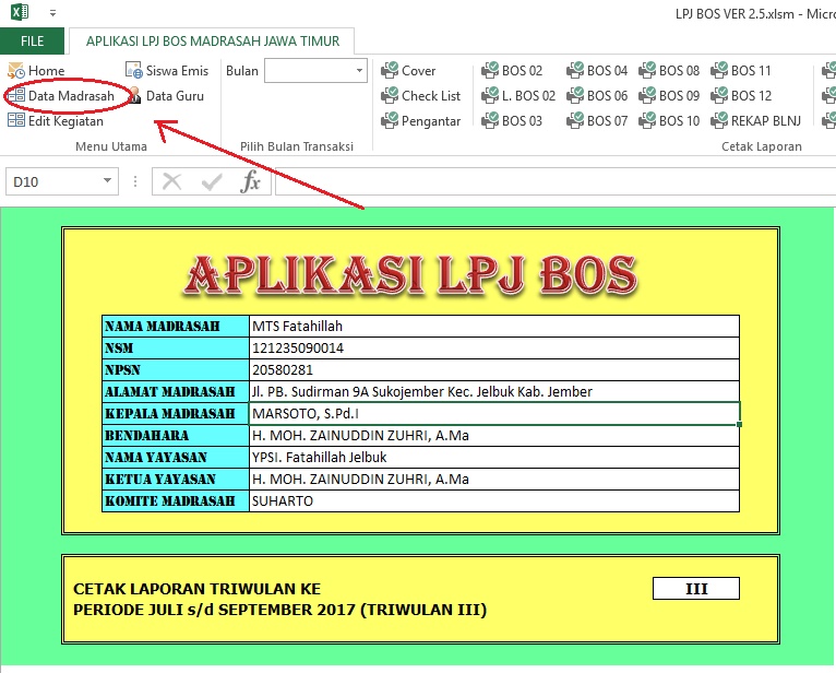 Masalah-Masalah Pada Aplikasi LPJ BOS dan Cara Mengatasinya