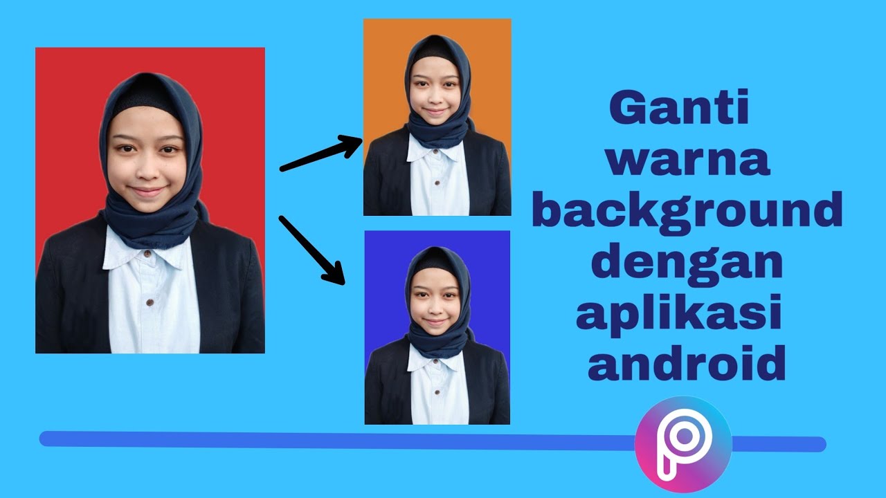 Tutorial Ubah Warna Background Pas Foto dengan Handphone | PicsArt