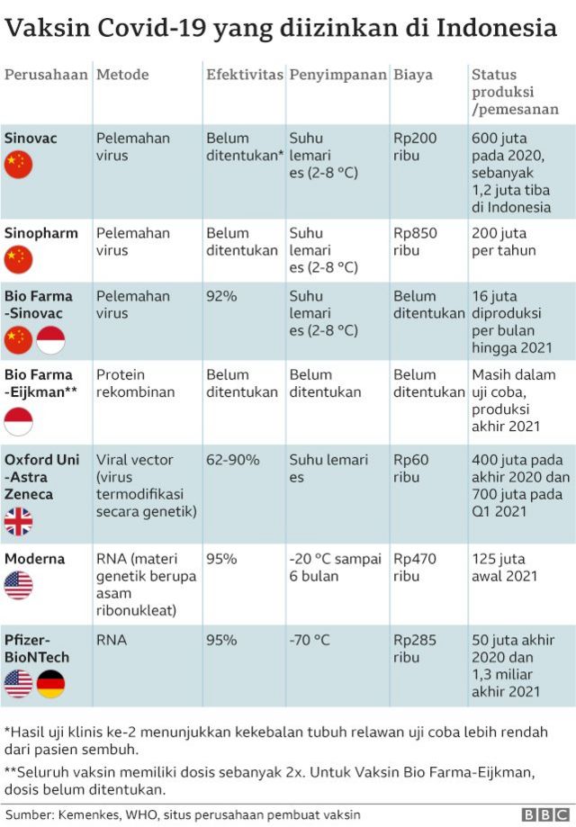 Jokowi: "Vaksin Corona untuk masyarakat Indonesia gratis" - BBC News