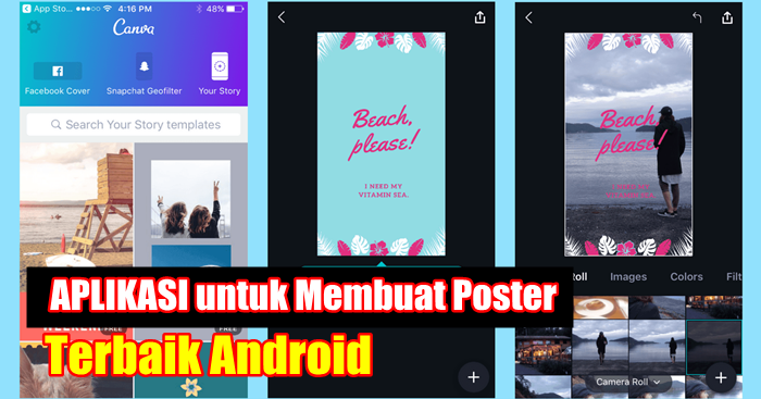 5 Aplikasi Terbaik untuk Membuat Poster di Android - Nuisonk