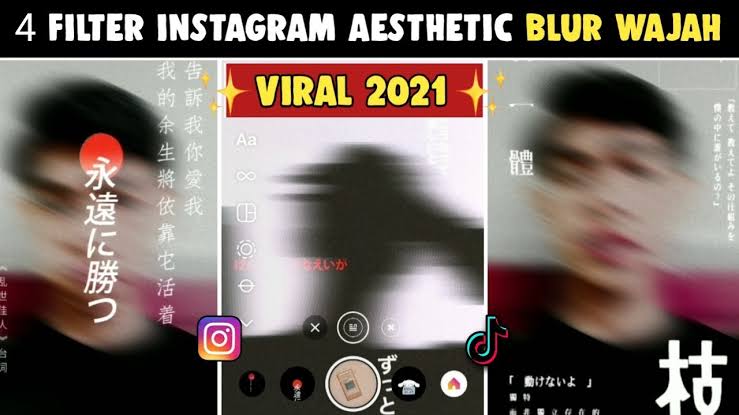 Cara membuat Video Ngeblur dengan Nama efek Filter Ig Blur Aesthetic