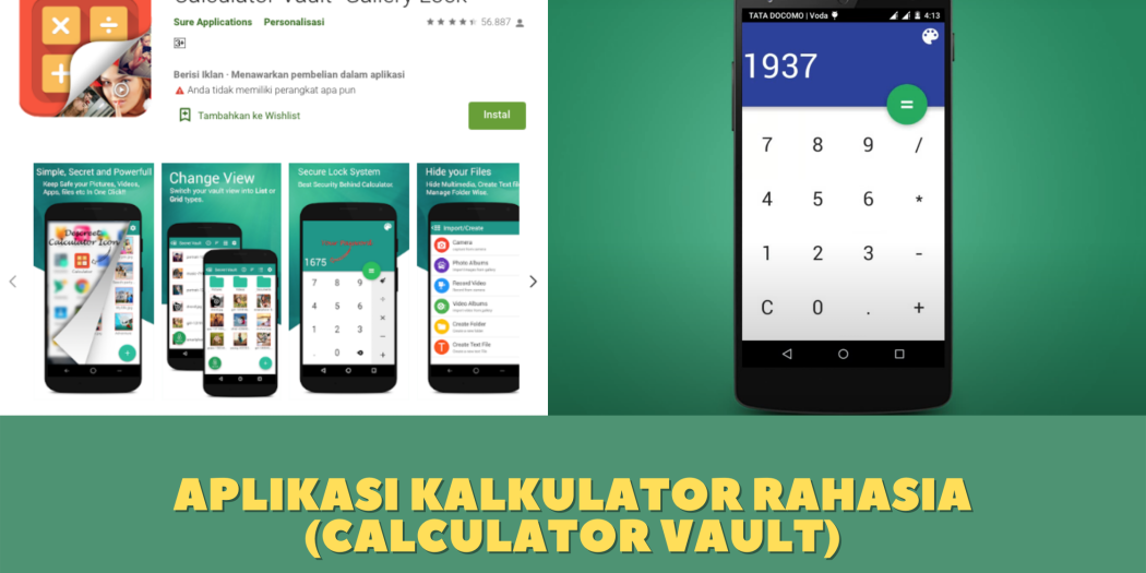 Aplikasi Kalkulator Rahasia Gratis Tanpa Root | Teknosiana.com